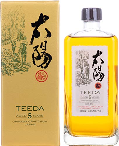 Teeda 5 Years Old Japanese Craft Rum 40% Vol. 0,7l in Geschenkbox von ヘリオス酒造