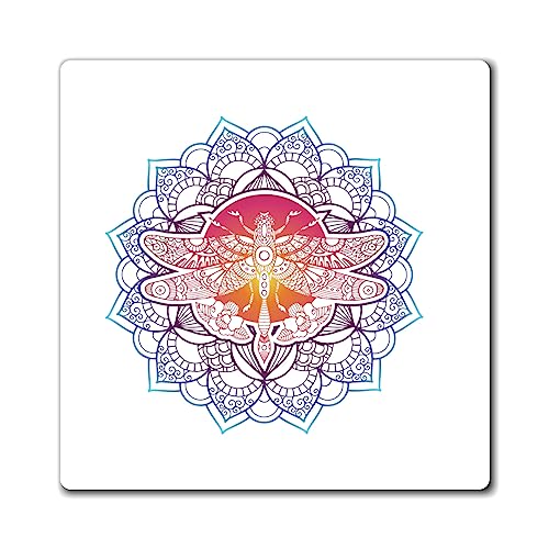 Coole mystische Libelle Mandala Grafik Spirituelle Drache Fliege Namaste Tribal T-Shirt Magnete 7,6 cm × 7,6 cm Coole mystische Libelle Mandala Grafik Spirituelle Drache Fliege Namaste Tribal T-Shirt Magnete 7,6 cm × 7,6 cm von Teegarb Letter Blanket