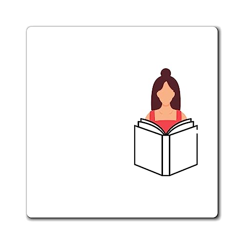 Humorvolle Bücherwürmer, Lese-Enthusiasten, Illustrations-Wortspiele, lustige Buchanhänger, Bibliothekare, grafische Gag-Magnete, 10,2 x 10,2 cm Humorvolle Bücherwürmer, Lese-Enthusiasten, Illustrations-Wortspiele, lustige Buchanhänger, Bibliothekare, grafische Gag-Magnete, 10,2 x 10,2 cm von Teegarb Letter Blanket