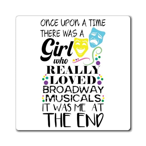Novelty There was A Girl Who Loved Broadway Musicals Lover, lustige Drama, lustige Shows, Freizeitbegeisterte, Magnete, 10,2 x 10,2 cm Novelty There was A Girl Who Loved Broadway Musicals Lover, lustige Drama, lustige Shows, Freizeitbegeisterte, Magnete, 10,2 x 10,2 cm von Teegarb Letter Blanket