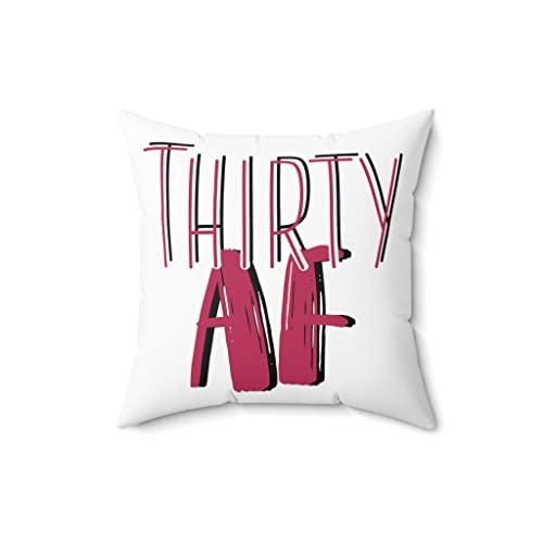 Teegarb Letter Blanket Thirty AF Kissen zum 30. Geburtstag, gesponnenes Polyester, quadratisch, 40,6 x 40,6 cm Teegarb Letter Blanket Thirty AF Kissen zum 30. Geburtstag, gesponnenes Polyester, quadratisch, 40,6 x 40,6 cm von Teegarb Letter Blanket