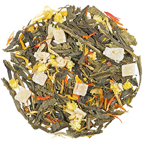 Grüntee Tropenblüten 250g von Teehäuschen