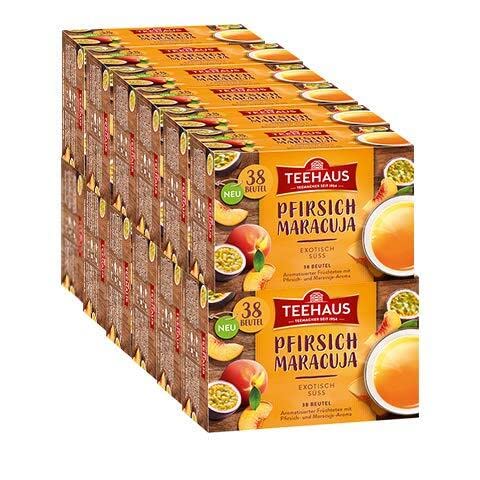 Teehaus Pfirsich-Maracuja, 12er Pack von Teehaus