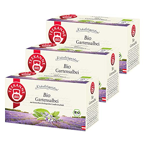 Teekanne Bio Gartensalbei / 3er Pack