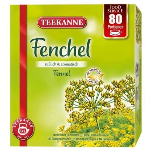 Teekanne Fenchel süßlich und aromatisch Fennel für 80 Portionen Teekanne Fenchel süßlich und aromatisch Fennel für 80 Portionen von Teekanne GmbH & Co. KG