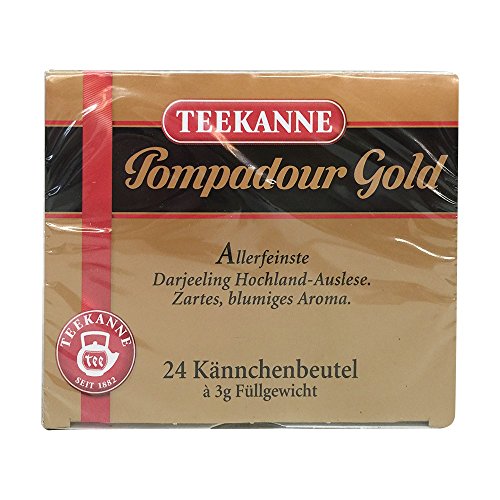 Teekanne Pompadour Gold, 1er Pack von Teekanne