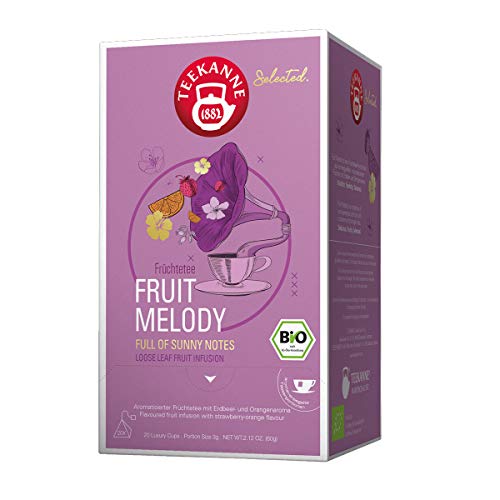 Teekanne Selected Fruit Melody Bio mit Luxury Cup Pyramidenbeutel 60g von Teekanne GmbH & Co. KG