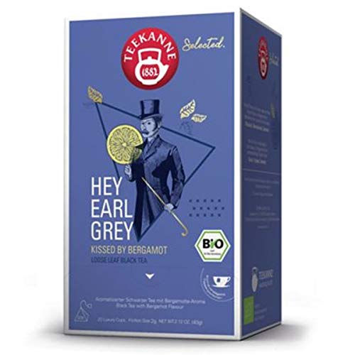 Teekanne Selected Hey Earl Grey Bio Schwarztee Luxury Cup 40g von Teekanne GmbH & Co. KG