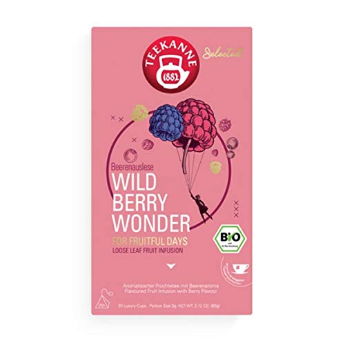 Teekanne Selected Wild Berry Biotee mit Cup Pyramidenbeutel 60g von Teekanne GmbH & Co. KG