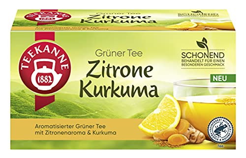 Gr?ner Tee Zitrone Kurkuma, 12er Pack, 420g von Teekanne