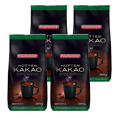 Pompadour H?ttenkakao, 1000g / 4er Pack von Teekanne