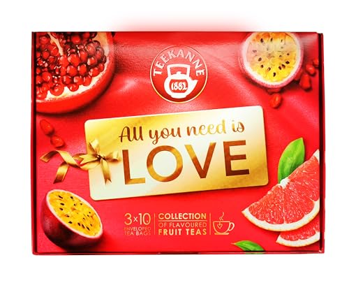 TEEKANNE Love Collection Box exklusive Früchteteemischung - 3 x 10 Beutel - 65 g von Teekanne