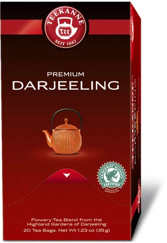 TEEKANNE Schwarztee PREMIUM DARJEELING, Beutel aromaversiegelt, 20 x 1,75 g, Sie erhalten 1 Packung mit 20 Beutel von Teekanne