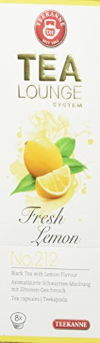 TEEKANNE TEALOUNGE System Fresh Lemon No. 212, 6er Pack (6 x 12.8 g) von Teekanne