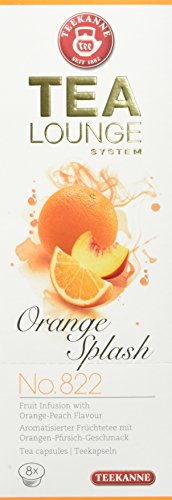 TEEKANNE TEALOUNGE System Orange Splash No. 822, 6er Pack (6 x 24 g) von Teekanne