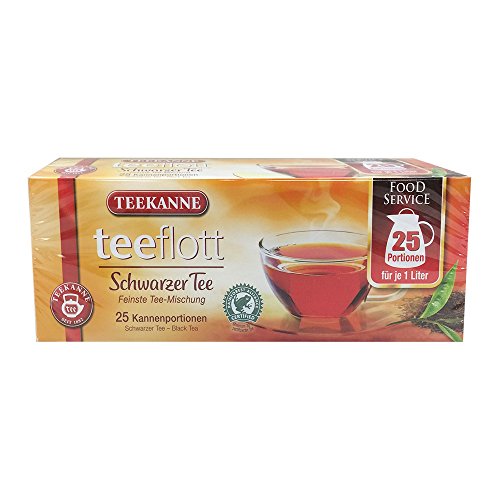 Teeflott Schwarzer Tee 25x5.5g von Teekanne
