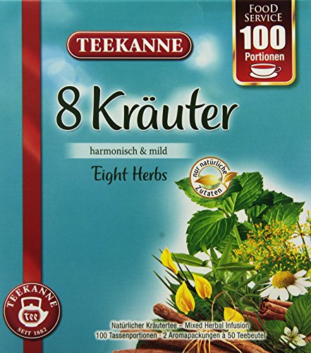 Teekanne 8 Kräuter, 2er Pack (2 x 125 g) von Teekanne