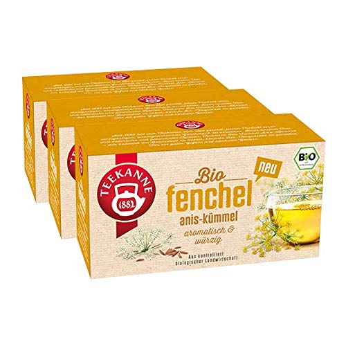 Teekanne Bio Fenchel Anis-K?mmel, 3er Pack von Teekanne