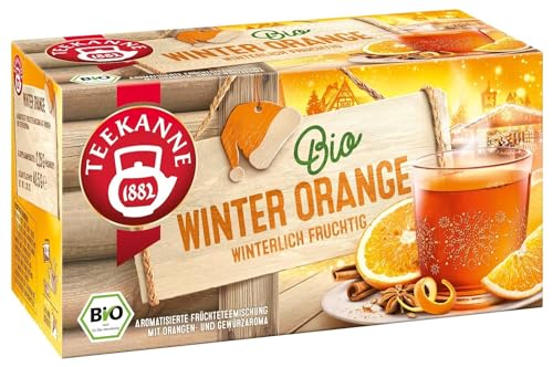 Teekanne Bio Wintertee Winter Orange, 4er Pack (4 x18 Teebeutel, 4 x 40,5 g) von Teekanne
