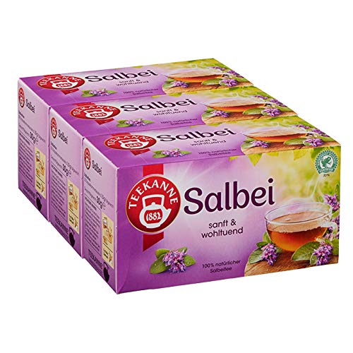 Teekanne Fix Salbei 3 x 20 Teebeutel von Teekanne