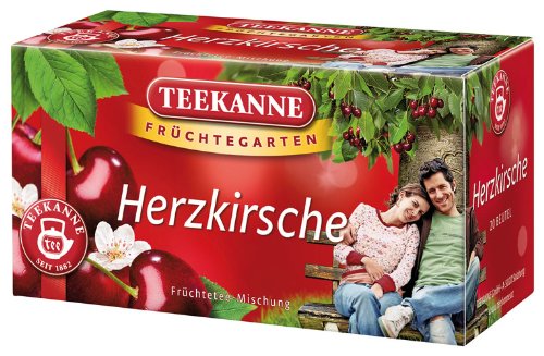 Teekanne Früchtegarten Herzkirsche - 20Beutel von Teekanne