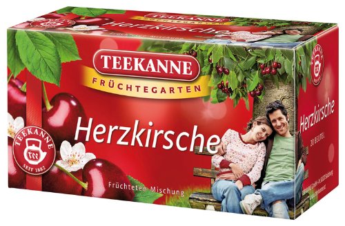 Teekanne Früchtegarten Herzkirsche - 20Beutel von Unbekannt