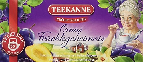 Teekanne Österreich Früchtegarten Omas Früchtegeheimnis, 6er Pack (6 x 60 g) von Teekanne