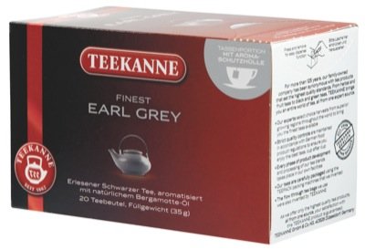 Teekanne Premium Earl Grey, 20 Aufgussbeutel, 1er Pack von Teekanne