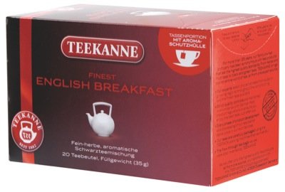 Teekanne Premium English Breakfast, 20 Aufgussbeutel, 1er Pack von Teekanne