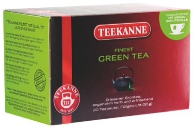 Teekanne Premium Green Tea, 20 Aufgussbeutel, 1er Pack von Unbekannt