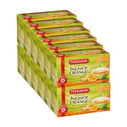 Teekanne Grüner Tee Ingwer Orange 12er Pack Teekanne Grüner Tee Ingwer Orange 12er Pack von Teekanne