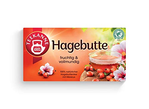 Teekanne Hagebutte 50 Beutel, 12er Pack (12 x 175 g) von Teekanne