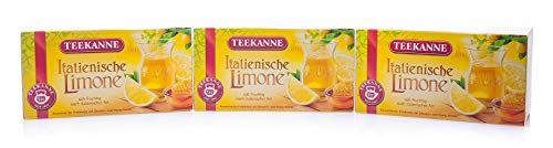 Teekanne Italienische Limone, 3er Pack (3 x 20 Teebeutel), 3 x 50 g von Teekanne