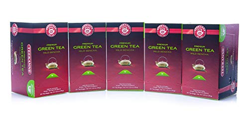 Teekanne Premium Green Tea Grüner Tee, 5er Pack (5 x 20 Teebeutel), 5 x 35 g von Teekanne