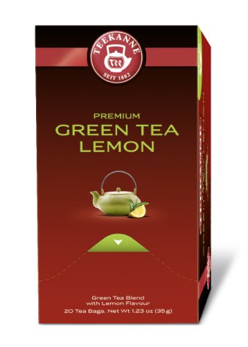 Teekanne Premium Green Tea Lemon 20 Beutel, 2er Pack (2 x 35 g Packung) von Teekanne