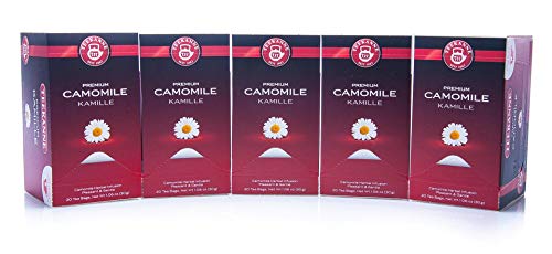 Teekanne Premium Kamille, 5er Pack (5 x 20 Teebeutel), 5 x 30 g von Teekanne