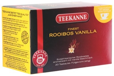 Teekanne Premium Rooibos Vanilla, 20 Aufgussbeutel, 1er Pack von Teekanne