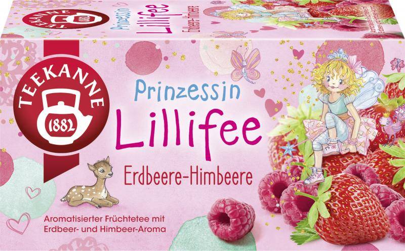Teekanne Prinzessin Lillifee Erdbeere-Himbeer von Teekanne