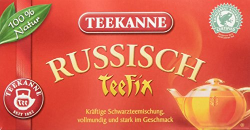 Teekanne Russisch Teefix Schwarztee 20 Beutel, 6er Pack (6 x 40 g) von Teekanne
