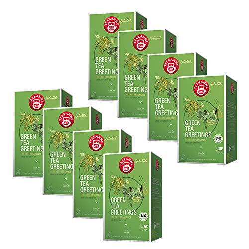 Teekanne Selected Bio Green Tea Greetings / 8er Pack von Teekanne