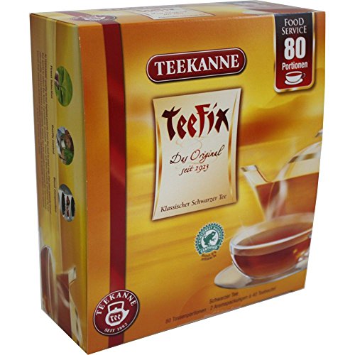 Teekanne Teefix Klassischer Schwarzer Tee (80x1,75g Packung) von Teekanne