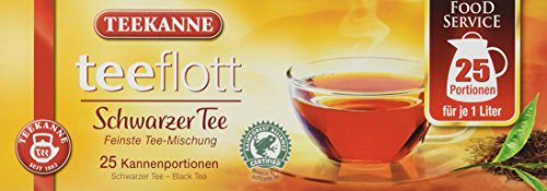 Teekanne Teeflott Schwarzer Tee (Teebeutel), 2er Pack (2 x 138 g) von Teekanne