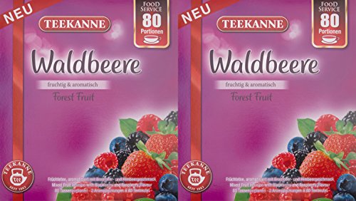 Teekanne Waldbeere, 2er Pack (2 x 180 g) von Teekanne