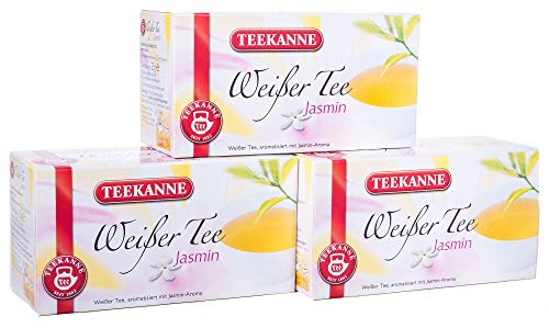 Teekanne Weißer Tee Jasmin, 3er Pack (3 x 20 Teebeutel), 3 x 25 g von Teekanne