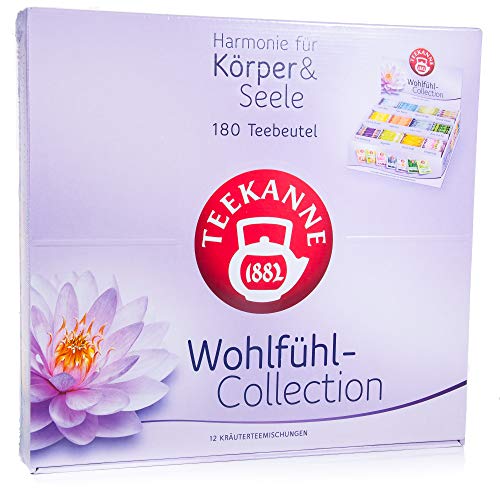 Teekanne Wohlfühl-Collection Box, 180 Teebeutel in 12 Sorten, 353 g Teekanne Wohlfühl-Collection Box, 180 Teebeutel in 12 Sorten, 353 g von Teekanne