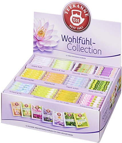 Teekanne Wohlfühl-Collection Box, 180 Teebeutel in 11 Sorten, 356 g von Teekanne