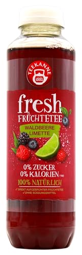 Teekanne fresh Waldbeere Limette, 500ml, 12er Pack EINWEG Pfand von Teekanne