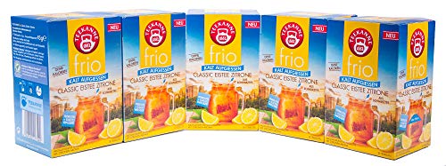 Teekanne frio Classic Eistee Zitrone, 5er Pack (5 x 18 Teebeutel), 5 x 45 g von Teekanne