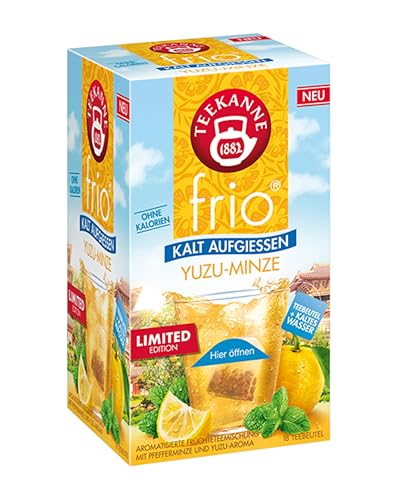 Teekanne frio Yuzu-Minze, 10er Pack (10 x 18 Teebeutel Teekanne frio Yuzu-Minze, 10er Pack (10 x 18 Teebeutel von Teekanne