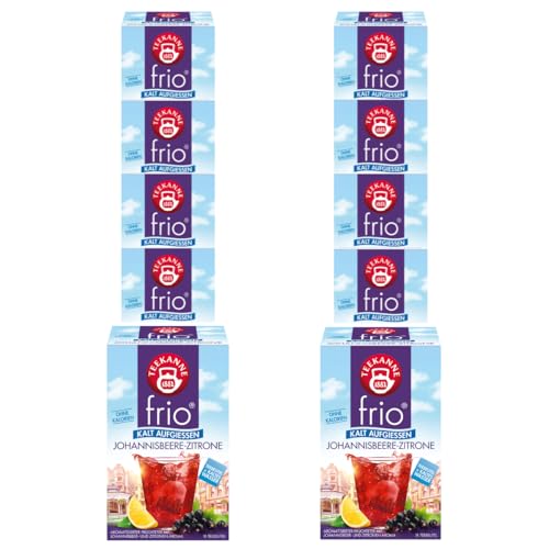 frio Johannisbeere-Zitrone 10 Packungen à 18 Beutel, 450g frio Johannisbeere-Zitrone 10 Packungen à 18 Beutel, 450g von Teekanne